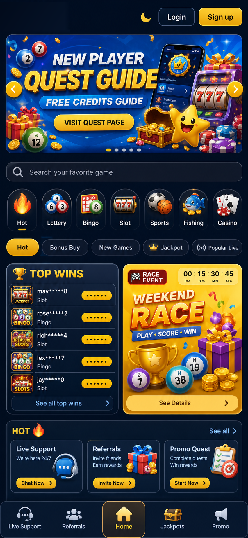 CasinoPlus dark mobile gaming visual